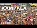 Kampala – Chaotic & Busy Downtown Scenes on an Afternoon Walk | Uganda 🇺🇬 Nov 2025 [4K HDR]