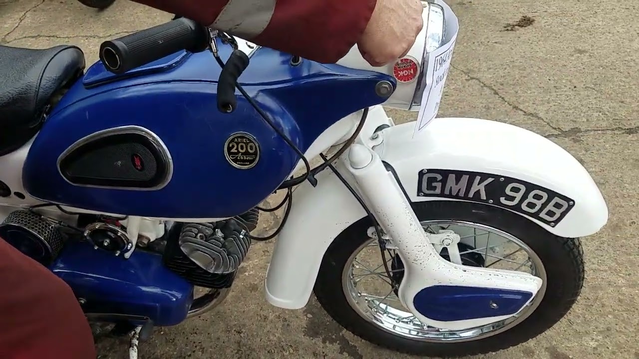 1964 Ariel Arrow 200 250cc at Andy Tiernans 
