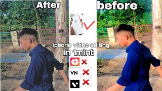 How to edit slow mo in iphone editing/ iphone video editing color grading in 2 mint/#pbx3 editor screenshot 3