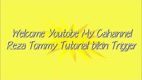 Tutorial membuat trigger pada database mySQL/phpmyadmin