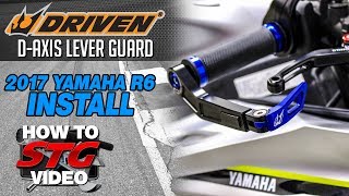 Driven D-Axis Lever Guard Install on a 2017 Yamaha R6 | Sportbiketrackgear.com