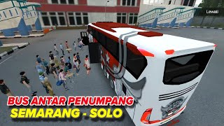 Bus Antar Penumpang Semarang - solo l Bus Simulator Indonesia l Gameplay screenshot 3