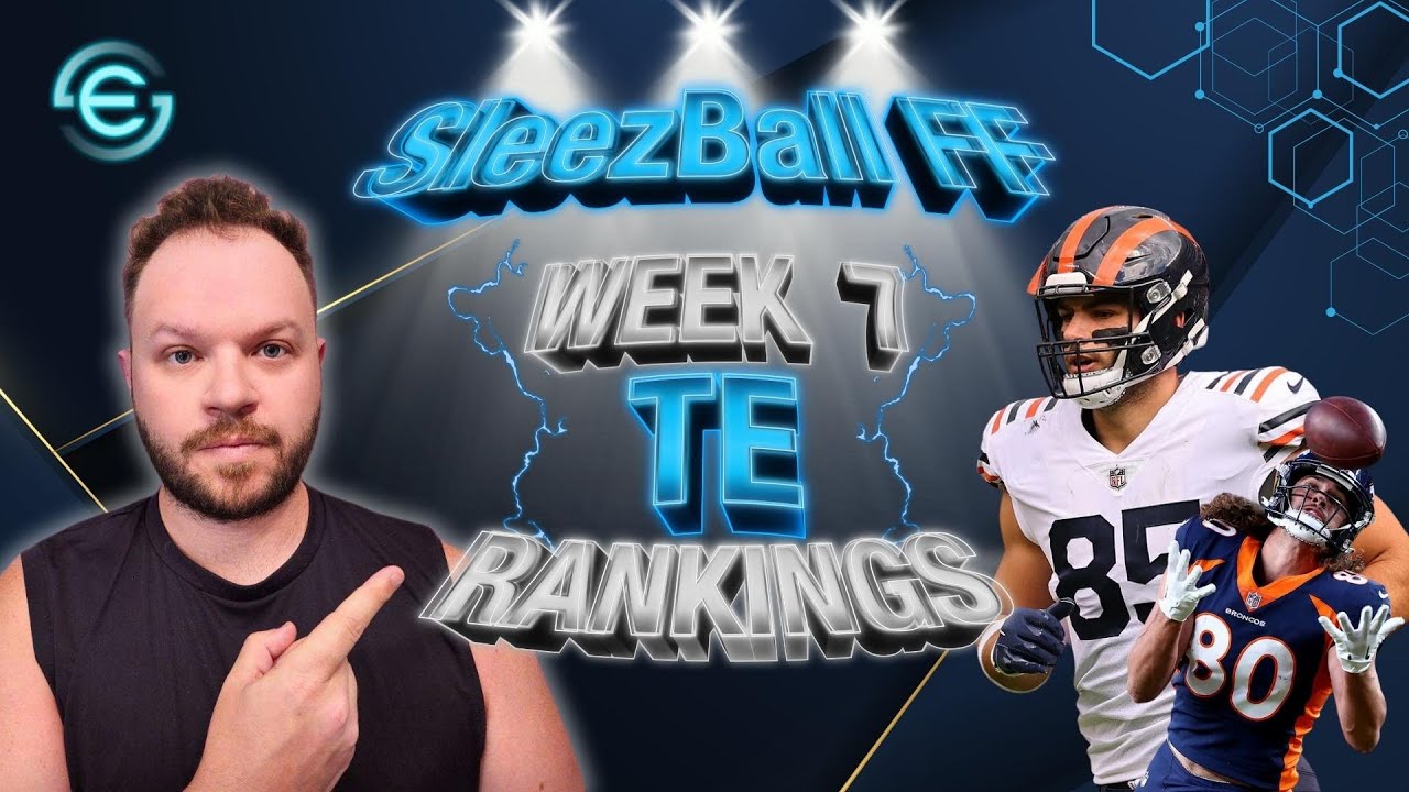 Espn Week 7 Tight End Rankings