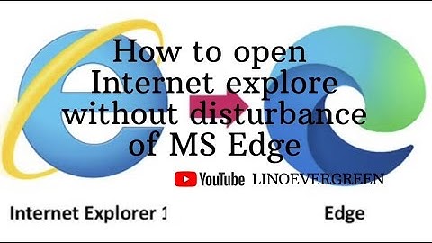 HOW TO OPEN INTERNET EXPLORER WITHOUT EDGE-2023| Internet explorer open but open MS Edge| solved