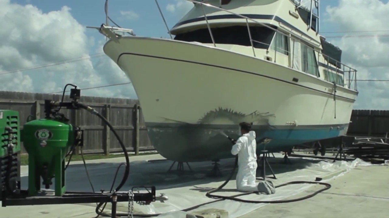 Marine Antifouling Paint Removal Norfolk Dustless Blasting YouTube