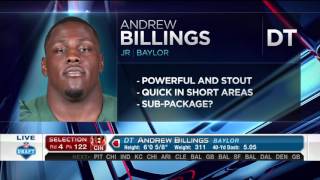 2016 NFL Draft Rd 4 Pk 122 | Cincinnati Bengals Select DT Andrew Billings