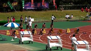 20170909 第三・四地区夏季陸上競技大会 男子 100m 予選 2組