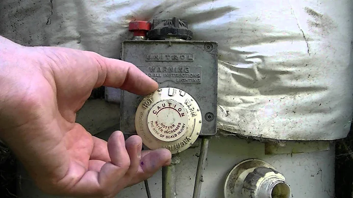 How To Change The Temperature On A  Gas Water Heater