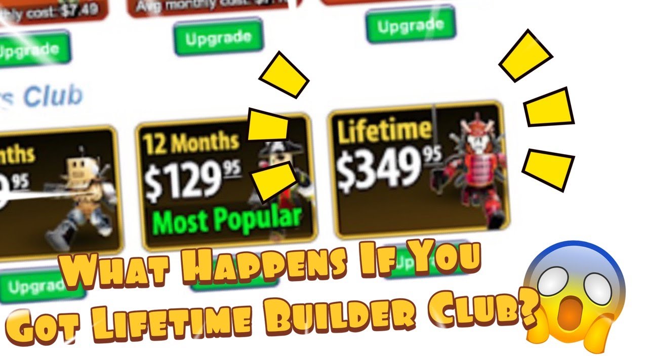 What Happens Now If You Got Lifetime Builder Club Before Youtube - why did roblox get rid of lifetime builders club