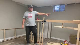 Ho scale Benchwork heights?  and staging yard construction continues.