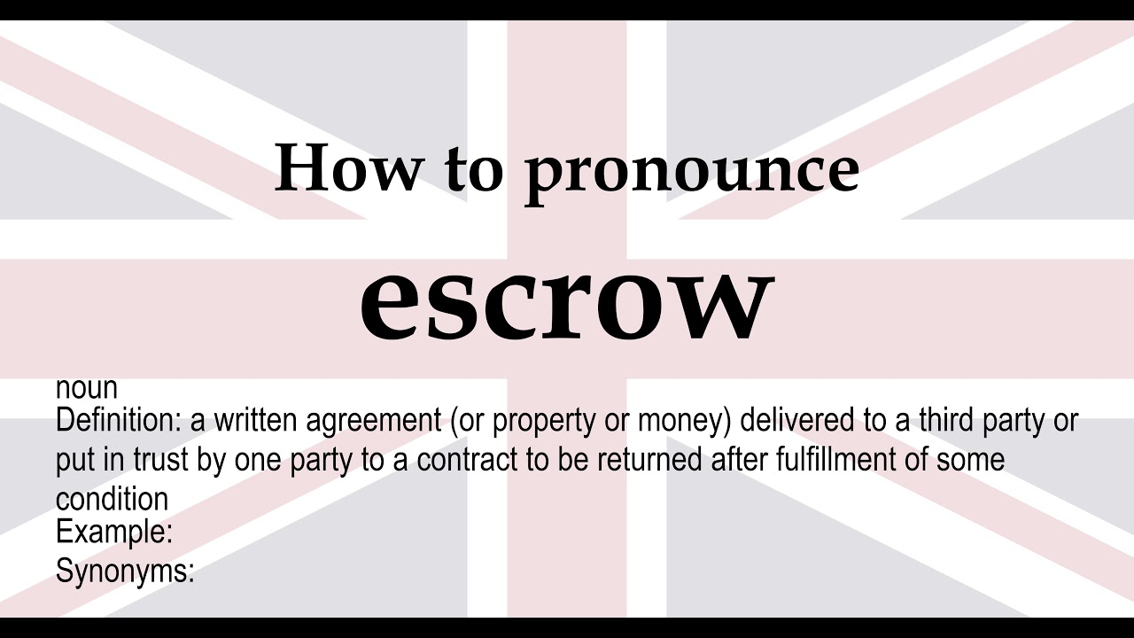 escrow