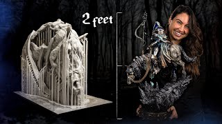 Our Biggest Model - Huge 3D Printed Dark Rider Statue
