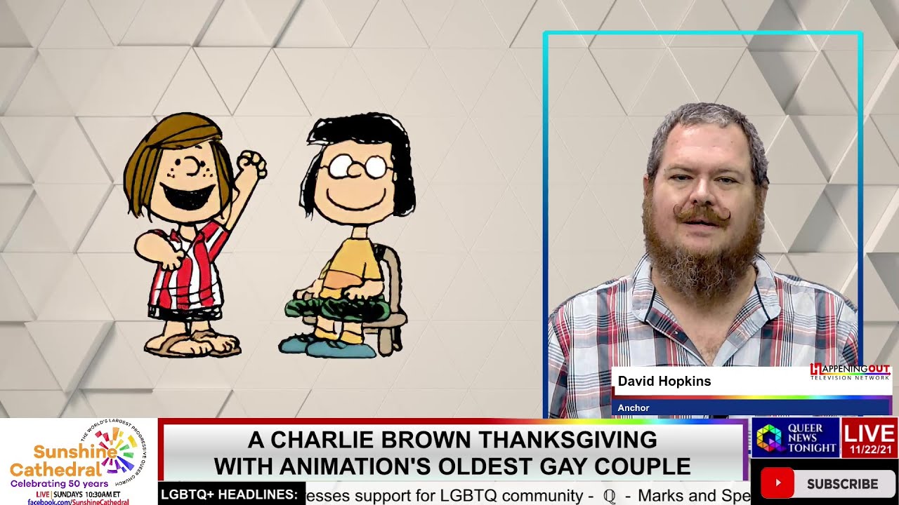 A Charlie Brown Thanksgiving With Animation's Oldest Gay Couple
