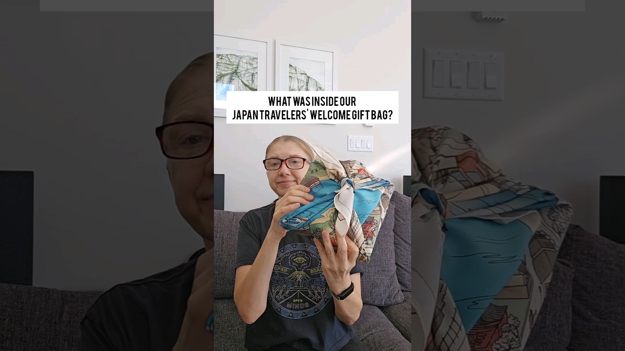 Inside our Japan tour gift bag!