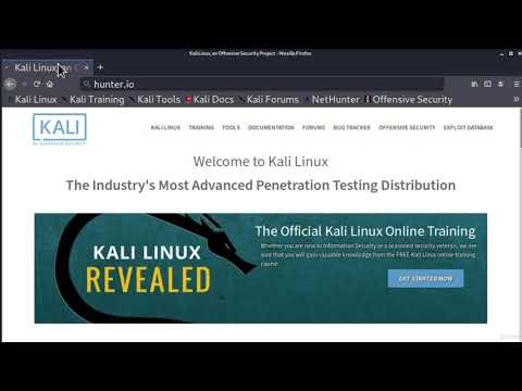 17.Gathering Emails Using theHarvester & Hunter.io