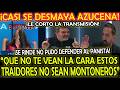 CASI SE DESMAYA AZUCENA! SE EMPVT4 Y CORTA LA TRANSMISION NO PUDO DEFENDER A PANISTA!