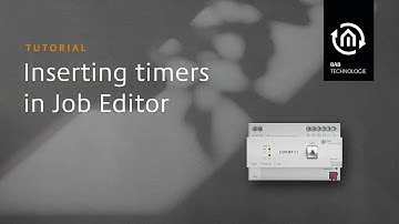 EIBPORT V3 - JobEditor CONTROL L Timer Function - Tutorial EN