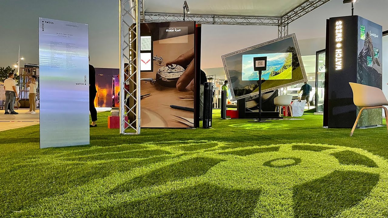 Watch.Swiss: interactive exhibition for the Swiss Watch Industry at Dubai Harbour - UAE
