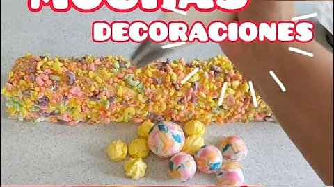 IDEAS FACILES PARA DECORACIONES EN PASTEL