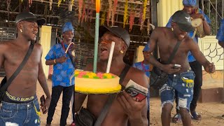 SEE WHAT PORTABLE DID WHEN HE HAD A BIRTHDAY SURPRISE FROM HIS WIFE BEWAJI