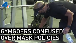 Gym goers confused over mask policy ...