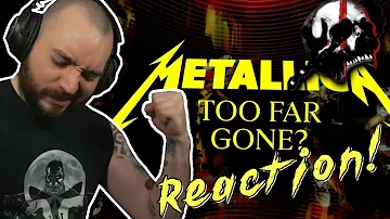 IT'S A BANGER! Metallica - Too Far Gone? Official Lyric Music Video REACTION! Metal Guitarist Reacts