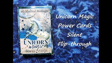 Unicorn Magic Power Cards - Silent Flip-through