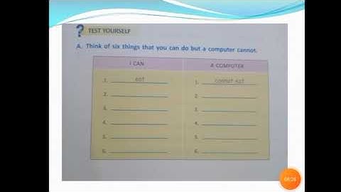 Grade 2 Computer science Jothi chapter 1 Book Exercises
