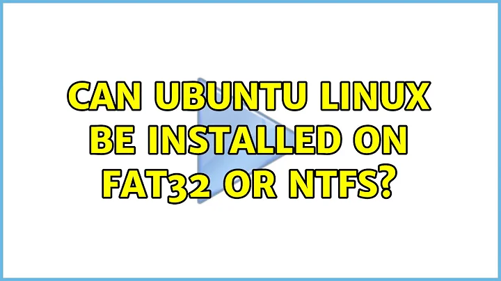 Can Ubuntu Linux be installed on FAT32 or NTFS? (2 Solutions!!)