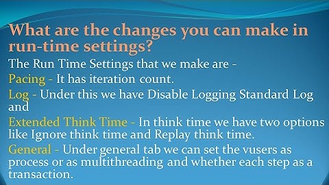 LoadRunner Interview Questions and Answers for freshers and experienced– Part 5