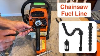 Chainsaw Fuel Line & Filter Replacement On Stihl.