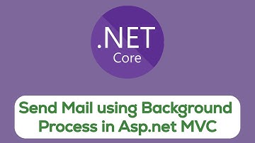 How to Send E-Mail using Background Process in Asp.net MVC
