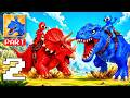Super Dino War: Dino Battle Gameplay Walkthrough Part 2 – Dino War Battle! (Android & iOS)