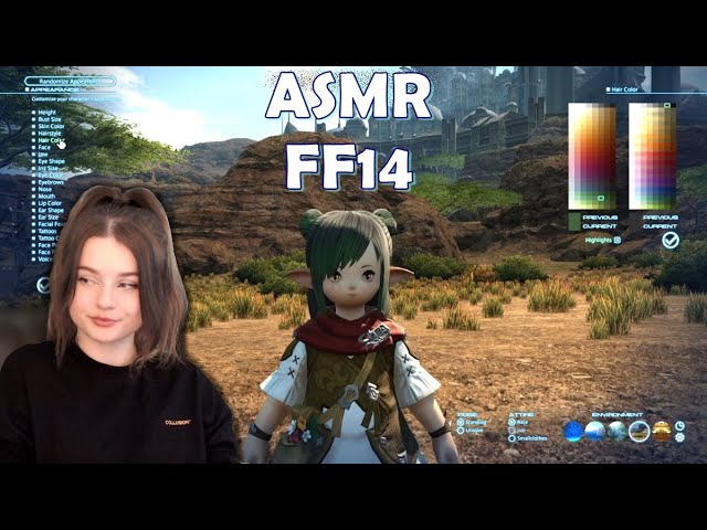 ASMR | Creating a Lalafell in Final Fantasy XIV - Whispering & Clicking
