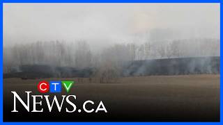 Fire crews responding to brush fire in Rocky View County