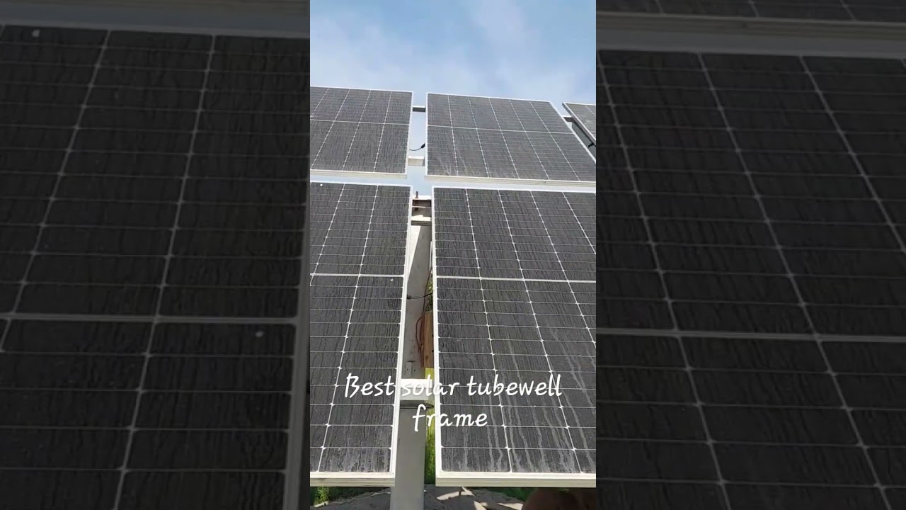 Best solar tubewell frame