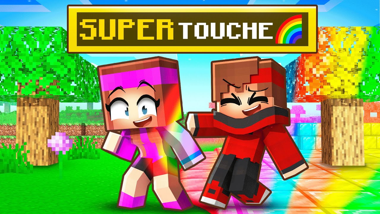 Minecraft Mais tout ce que je TOUCHE devient SUPER !