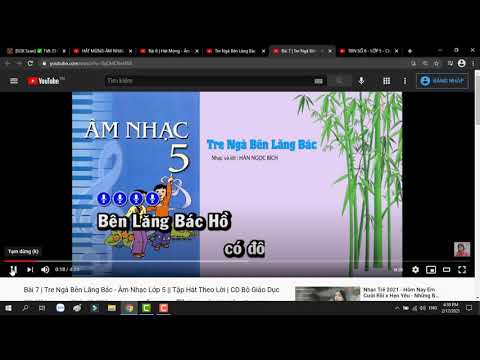 Âm nhạc Lớp 5 Tiết 23: Ôn tập Hát mừng, Tre ngà bên lăng Bác