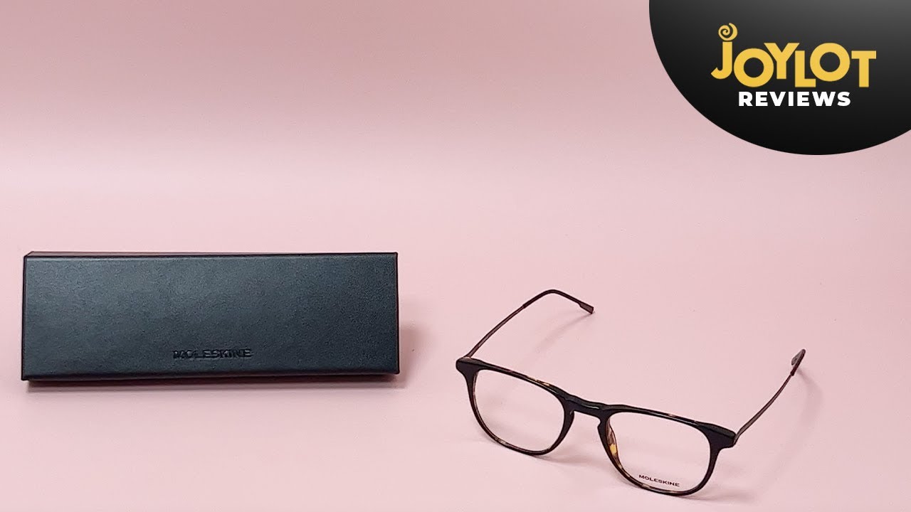 Moleskine Eyeglasses ModelMO1143 ColorBlack Tortoise 01 YouTube