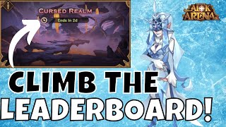 LEVEL 350  ENTERS THE CURSED REALM! [FURRY HIPPO AFK ARENA]