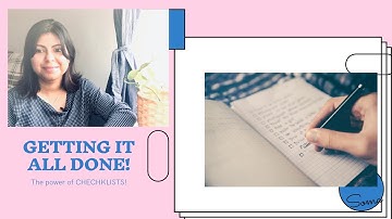 Simple Productivity System: The Power of Checklists