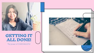 Simple Productivity System: The Power of Checklists
