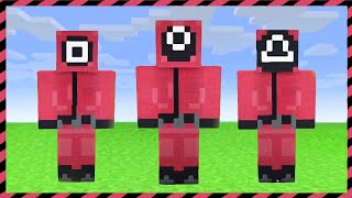 Minecraft SQUID GAME GUARD STATUE - How To Build TUTORIAL screenshot 5