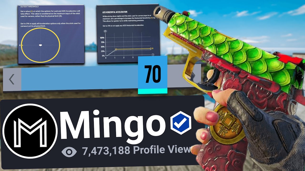 I Used Mingo's NEW FAST Sensitivity , BEST Sens Ive Ever Used ...