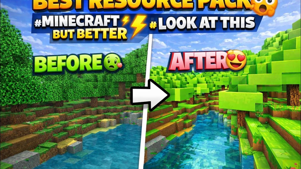 Best Resource Pack for Minecraft (Trailer vision)!