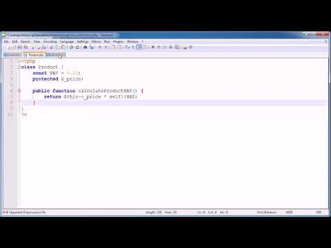 PHP OOP 230 Class Constants