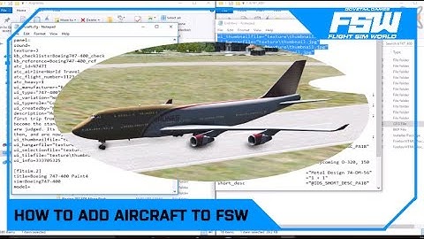 Tutorial: How to add aircraft to Flight Sim World DTG