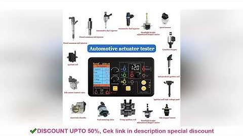 2025 NEW! Auto Ignition Coil Test Injector Solenoid Valve Idling Stepper Motor Instrument Tester Fau