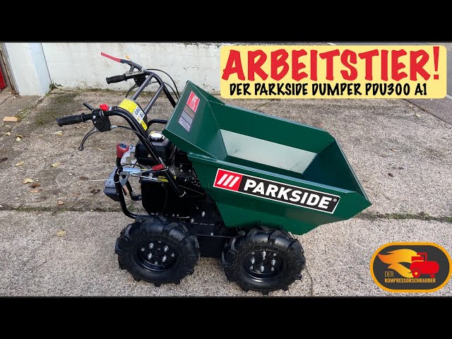 Der Parkside Dumper PDU300 A1 , Ich habe mir einen gekauft! Kein Bock mehr  zu schleppen ! - YouTube