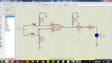 XNOR Gate Design and Simulation - Proteus Simulation Tutorial